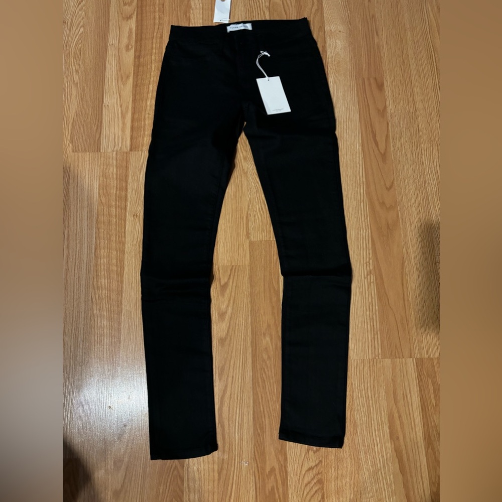 NWT flying monkey black label black skinny jeans size 26